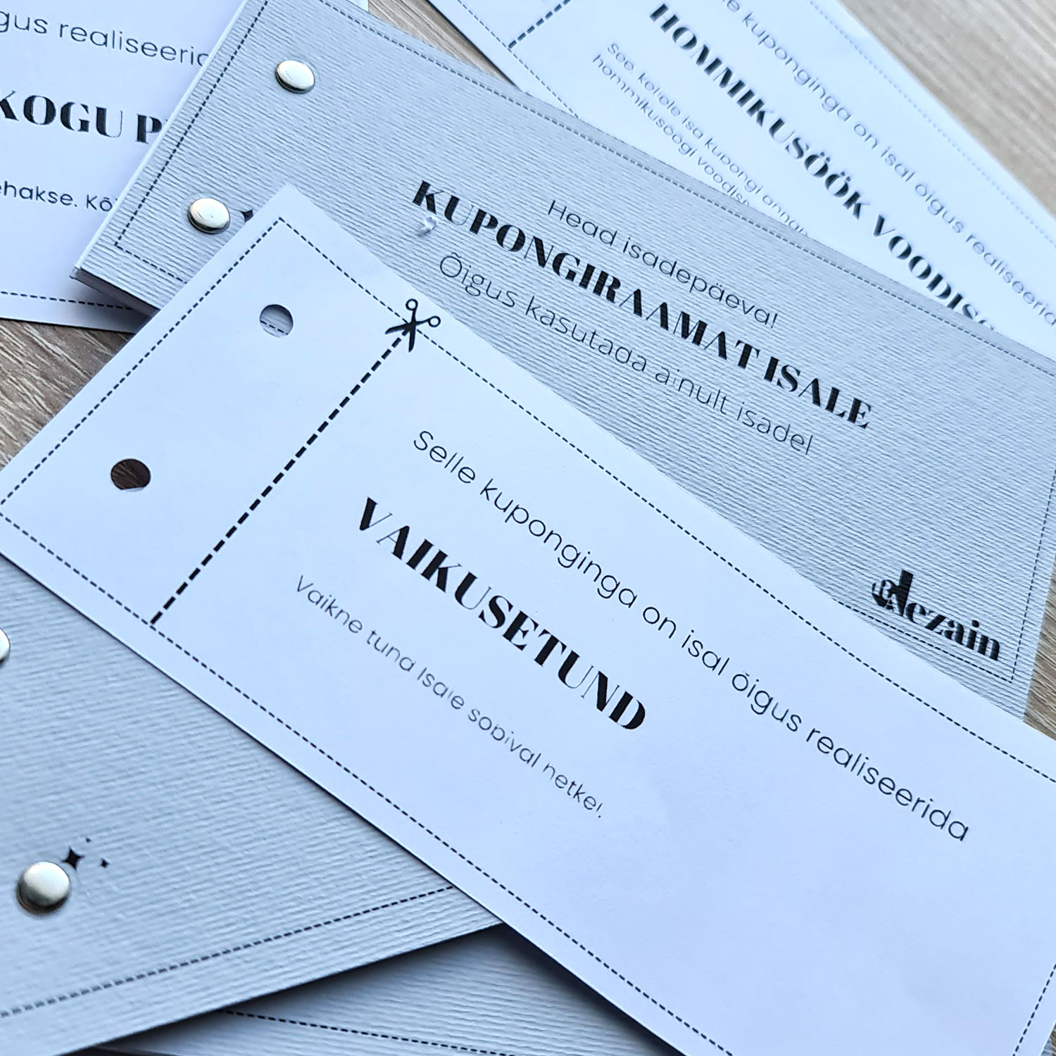 Isadepäeva kingitus: Kupongiraamat isale - Pilt 3