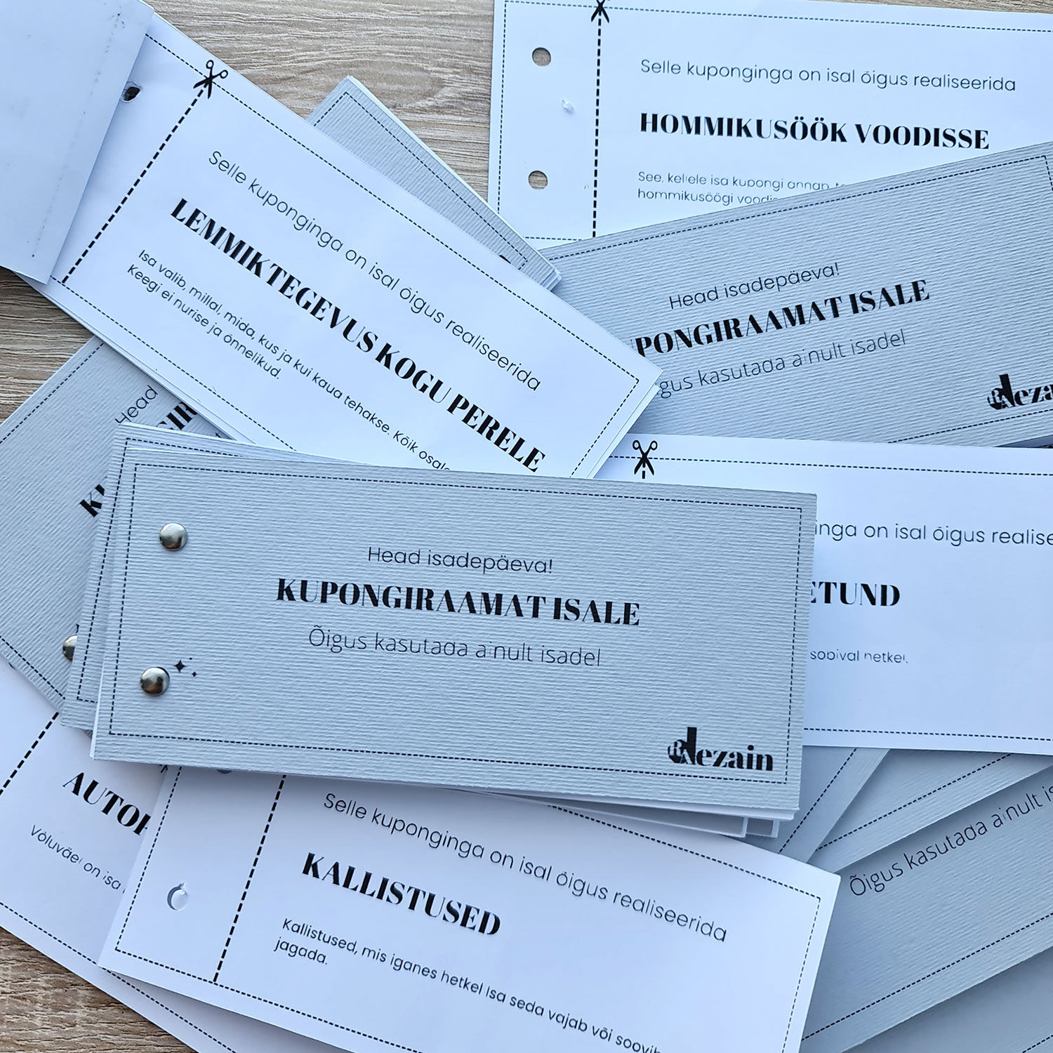 Isadepäeva kingitus: Kupongiraamat isale - Pilt 4