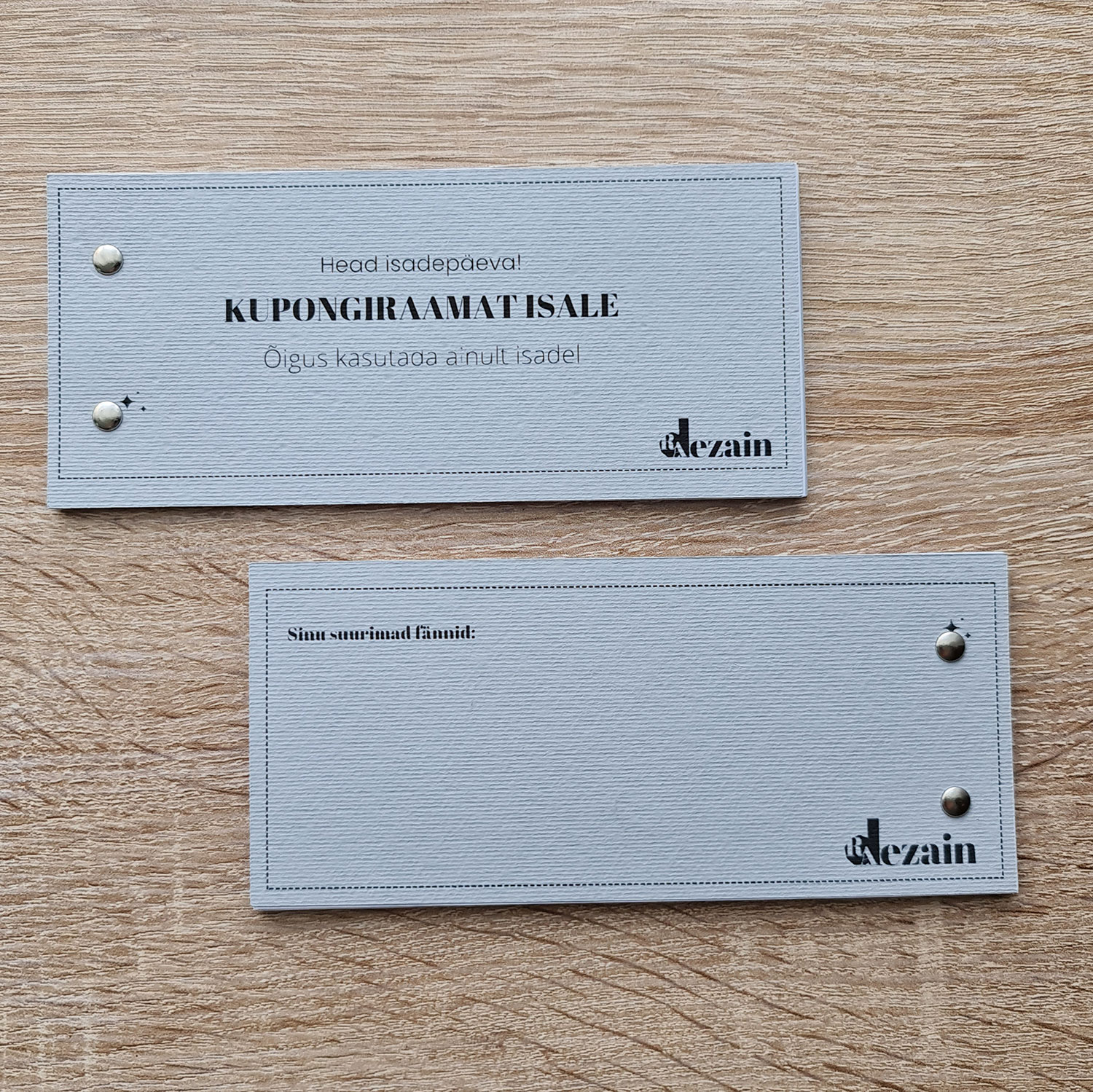 Isadepäeva kingitus: Kupongiraamat isale - Pilt 2