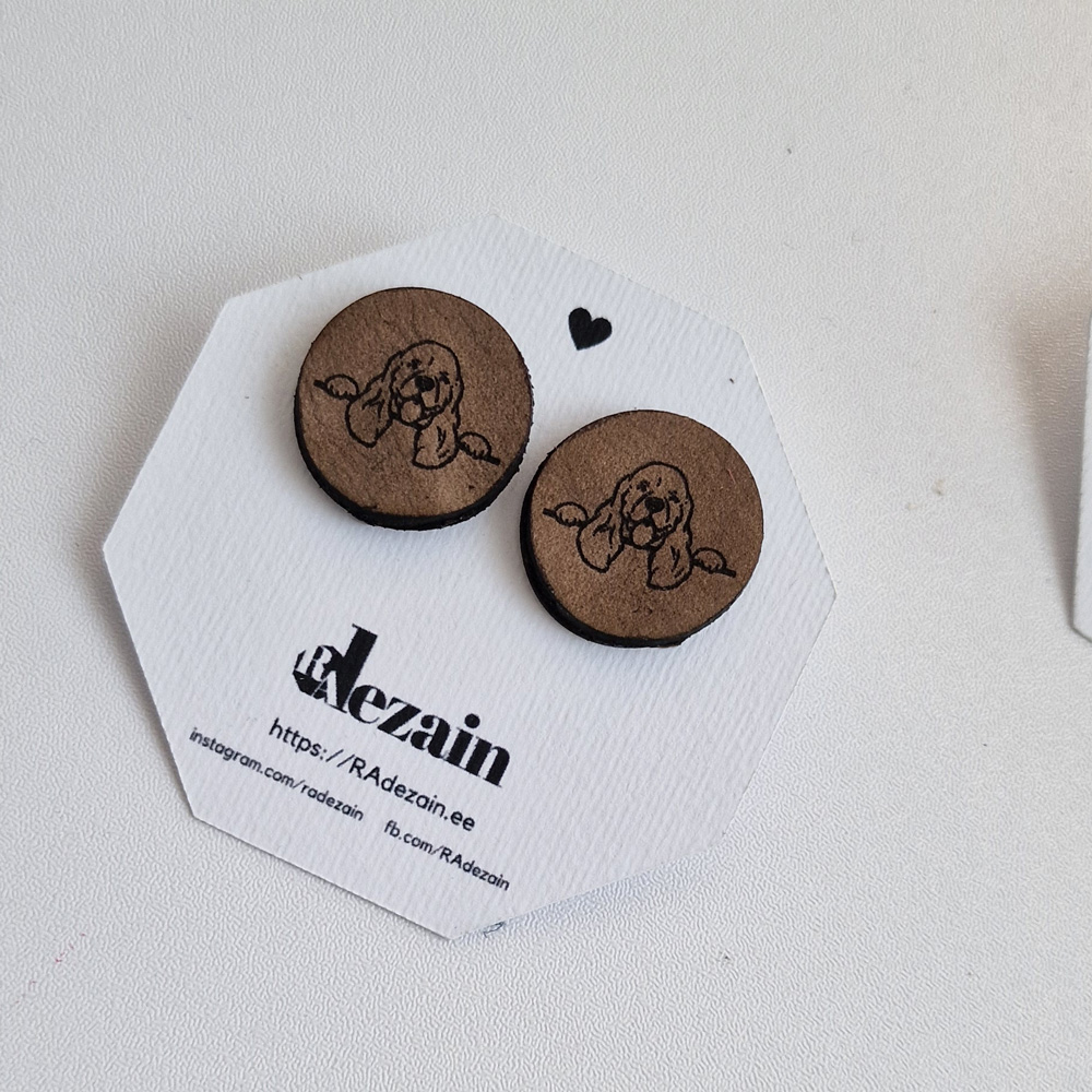 Earrings with dog "Invitations" - Image 8
