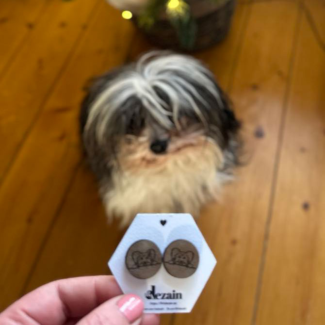 Earrings with dog "Invitations" - Image 6