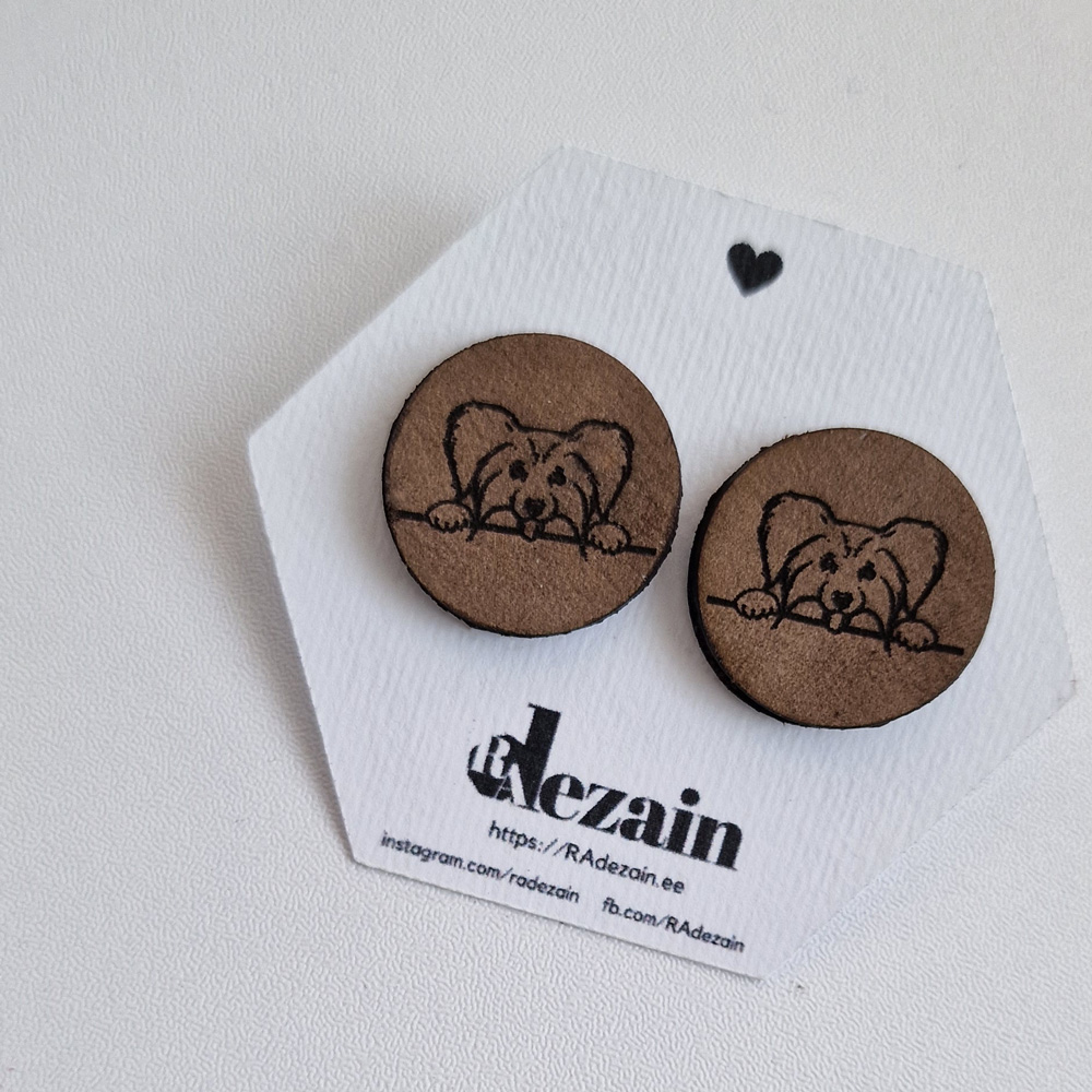 Earrings with dog "Invitations" - Image 7